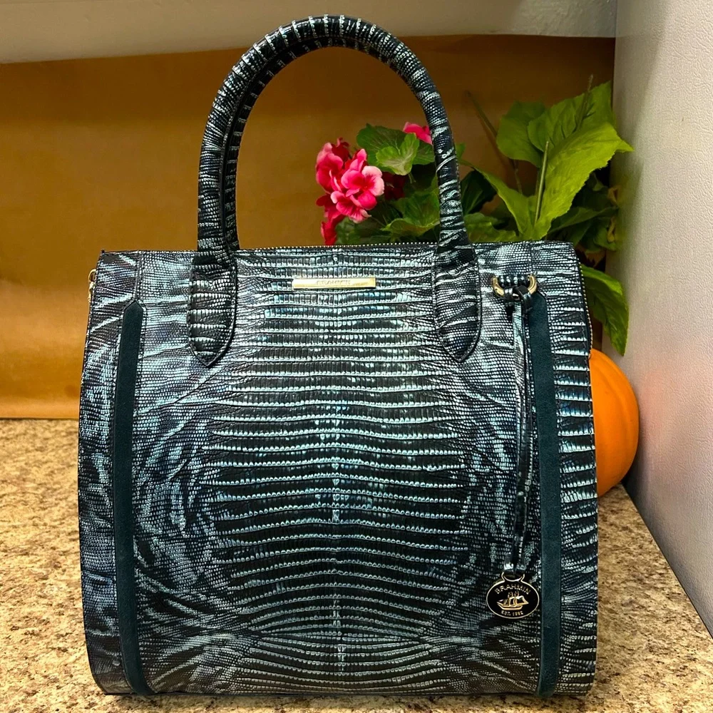Brahmin Slate Willow Caroline